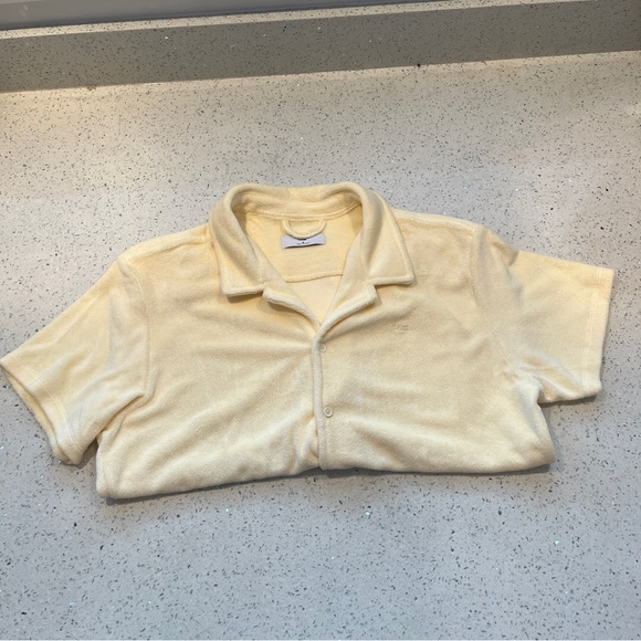 Aritzia TNA Newcastle Terry Cloth Button Up - Picture 2 of 6